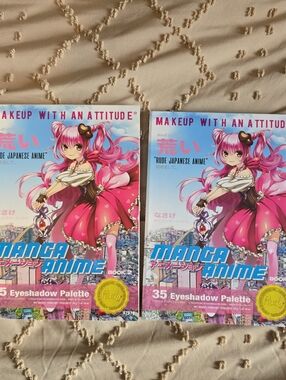 Rude Cosmetics Manga Anime - Book 2 W7323 35 Eyeshadow Palette Neutral